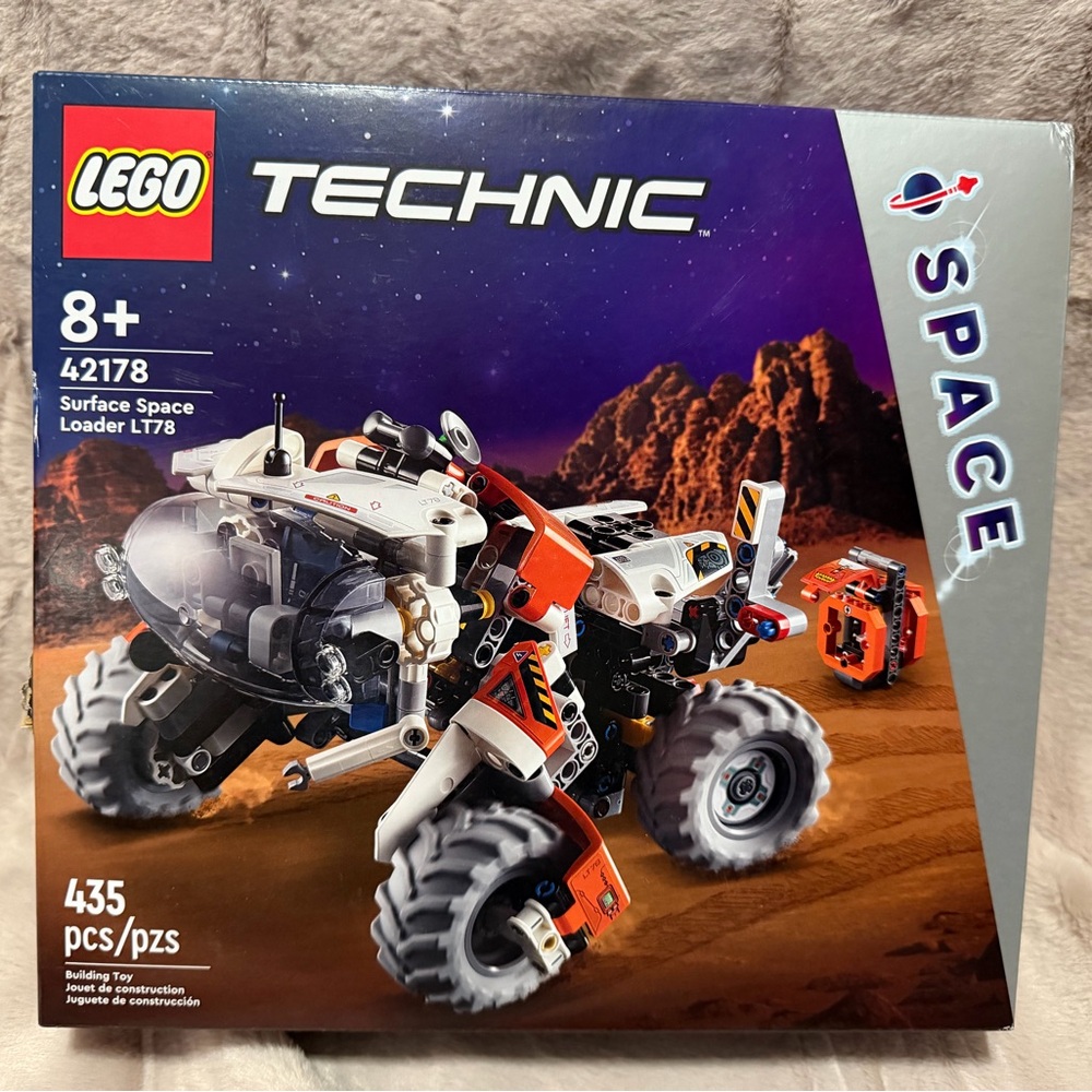 LEGO Technic Space Loader LT78 - Orange, White, and Black - Retired